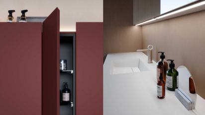 Mobili da Bagno con Maniglia a Gola
